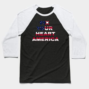 fix your heart america Baseball T-Shirt